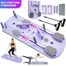 Foldable Push Up Board with Resistance Bands   Portable Full-Body Home Gym