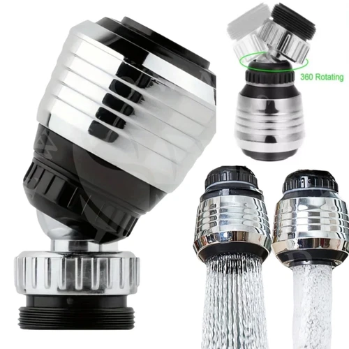 360° Rotate Kitchen Tap Water Faucet Aerator Swivel End Diffuser Adapter Filter.