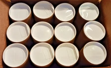 (12) - 3" x 6" Kraft Mailing Shipping Packing Storage Tubes With Caps
