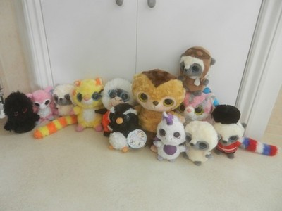 Yoohoo & Friends Sammlung x 12 große Augen lange Schwänze Gorilla Affe Beefeater