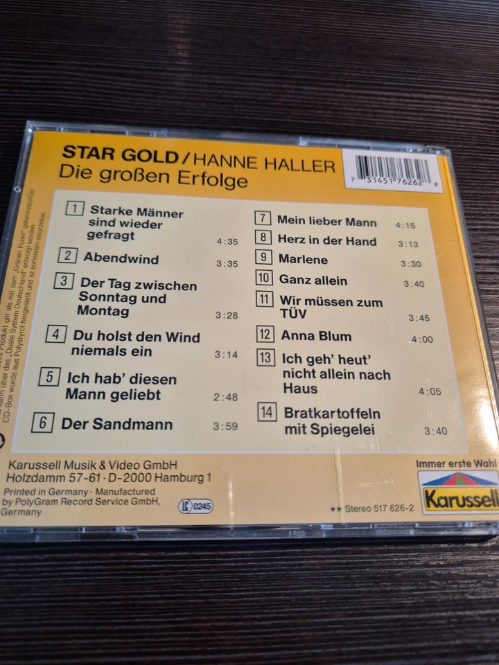 Hanne Haller - Star Gold-Die großen Erfolge | CD | Zustand sehr gut - Bild 3 von 3