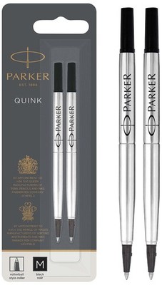 PARKER Rollerballmine QUINK 0,7 mm schwarz 2er Blister