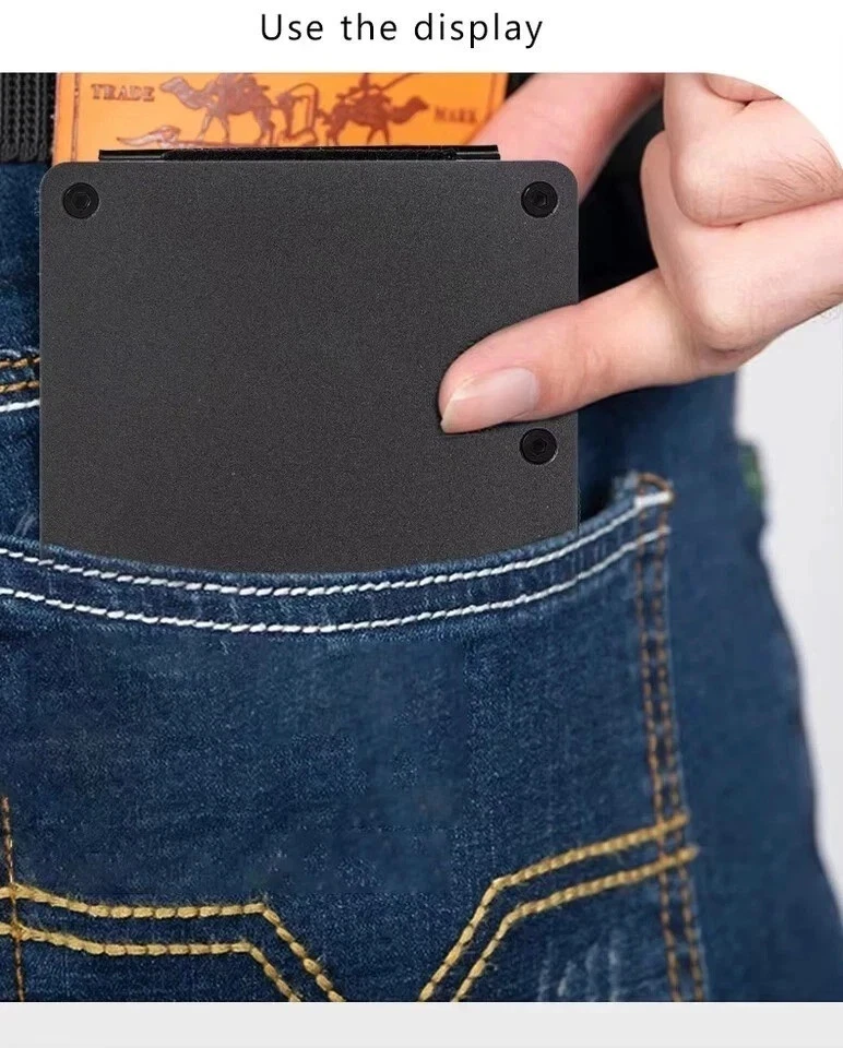 The Ridge Style Titanium Wallet with RFID Blocking Card Slots, Money Clip USA - Image 2 of 4