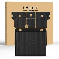 LASFIT Cargo Mat with Seatback for Toyota 4Runner 2013-2024 5 Seats Cargo Liner