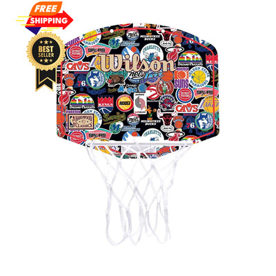Wilson NBA Team Retro Mini Hoop - All Teams, Multicolor 