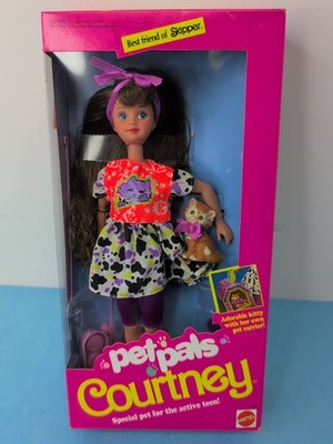 1991年ヴィンテージ BarbieバービーCourtneyネコ猫ペット未開封 9” Mattel Barbie Doll 1991 Courtney Pet Pals Kitty Cat NRFB Sh | eBay