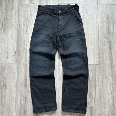 Corridor Men's Black Carpenter Jean 30x30 Double Knee $295 Distressed