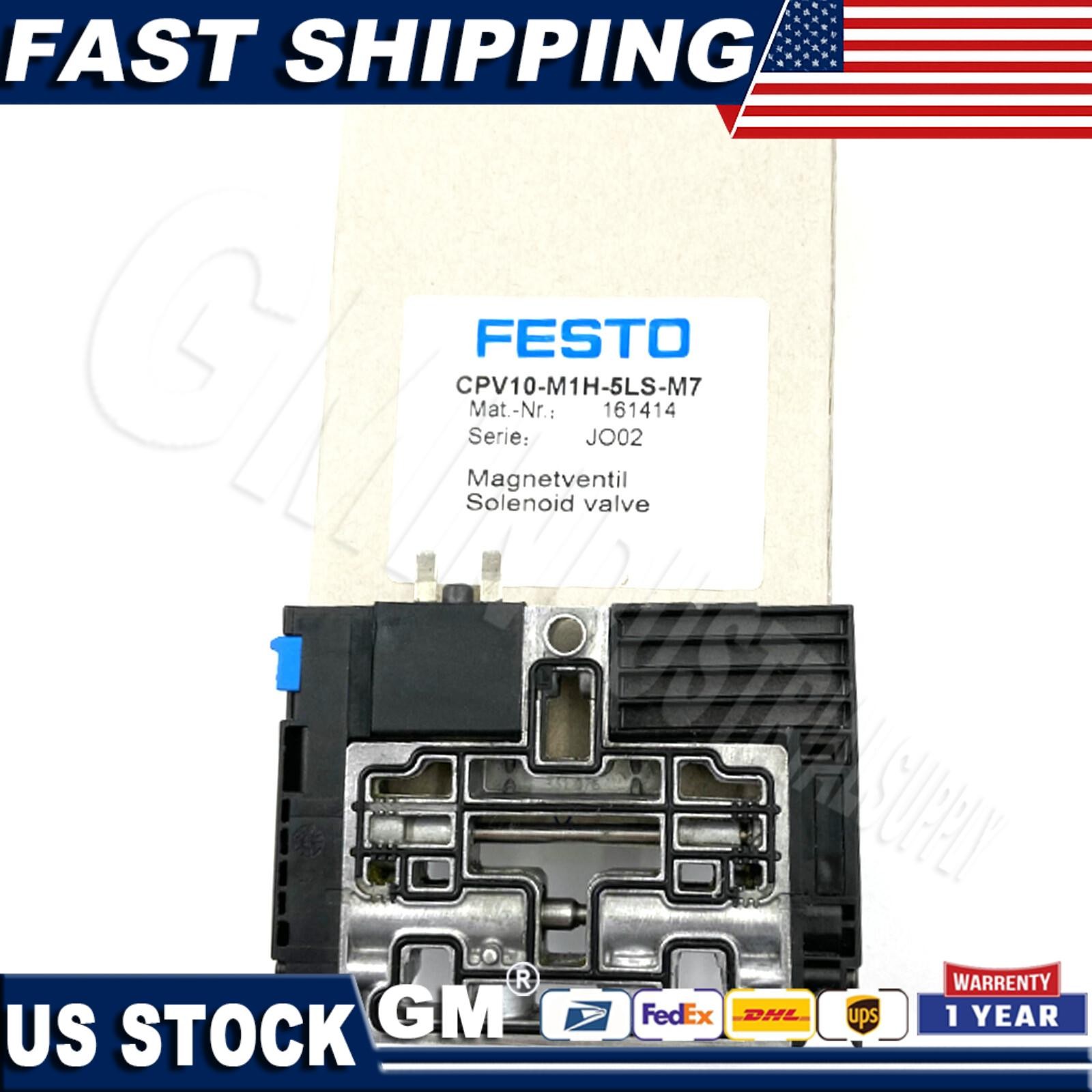 New FESTO CPV10-M1H-5LS-M7 161414 Solenoid Valve in box