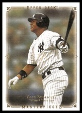 Alex Rodriguez 2008 Upper Deck Masterpieces #62 New York Yankees FREE SHIPPING