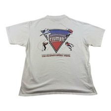 Vintage Triumph Energy Drink T Shirt Sz XL White Red Bull Monster Single Stitch