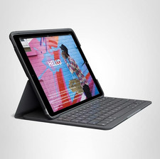 Logitech iPad 7th, 8th and 9th Generation Keyboard Case  Slim Folio