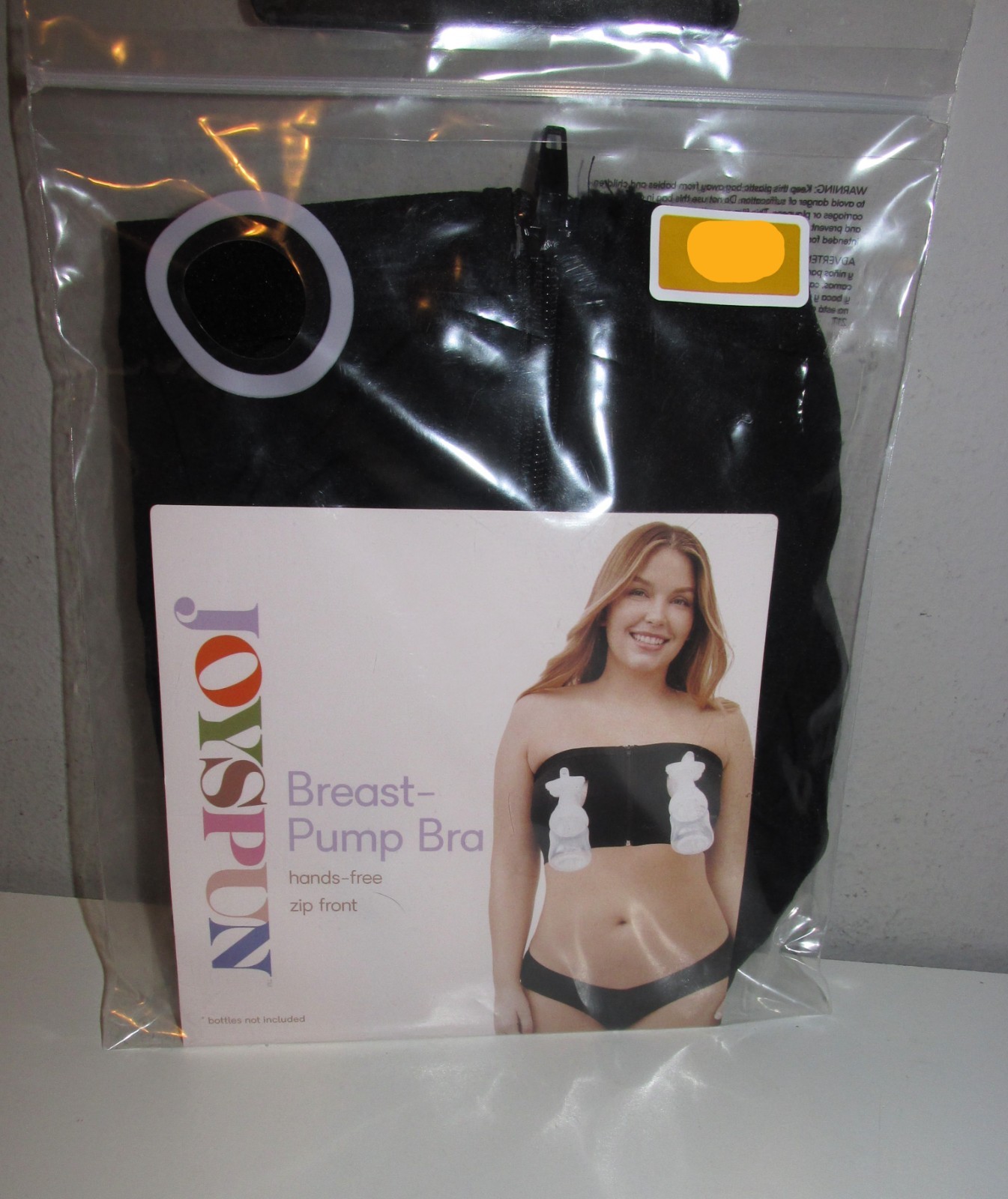 Joyspun SOFT Hands Free Zip Front Breast Pump Bra (Size Small) BRAND NEW W TAGS