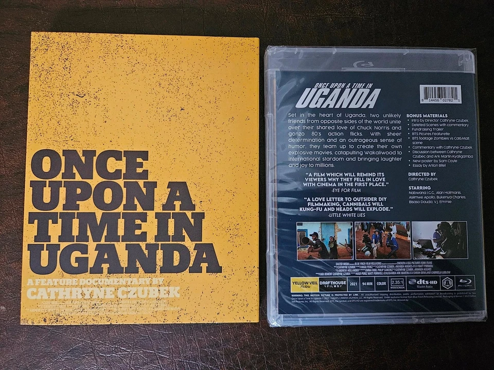 Once Upon A Time in Uganda blu ray w/ slipcover NEW SEALED Yellow Veil Vinegar - Image 2 of 3