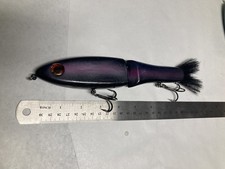 10”Inch Rainbow Trout Glider,swimbait In (Midnight Trout)Color, Slow Sinking.