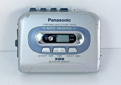 Panasonic XBS Stereo Radio Cassette Tape Portable Player Deck