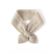 Winter Lady 100 Knit Pure Cashmere Kerchief Short Scarf Decoration Neckerchief