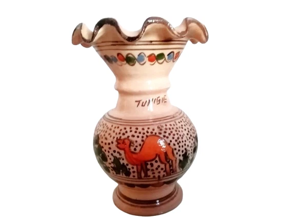 Table vase ceramic (large table vase decor made in Tunisia)