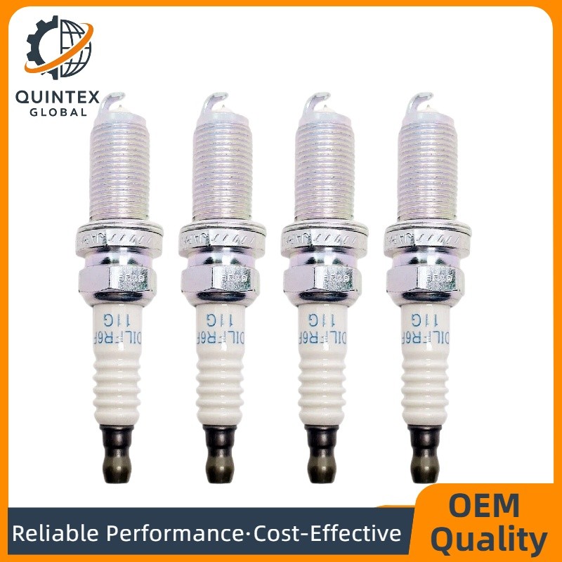 4pcs Iridium 12290-RBJ-003 DILFR6F11G Spark Plugs For 2010 2011 Honda Insight