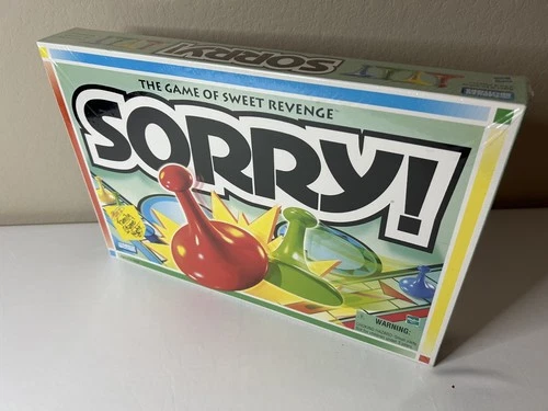 Vintage 1998 Sorry Board Game Parker Brothers Hasbro , Factory Sealed USA 🇺🇸