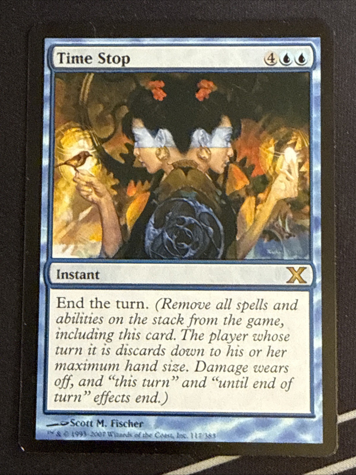 1x Time Stop (117) Core Set 10th Edition LP MTG Magic the Gathering x1 MKE