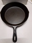Vintage Restored Three Notch Lodge 8SK Cast Iron Skillet USA D1 8SK 10 1/2 "