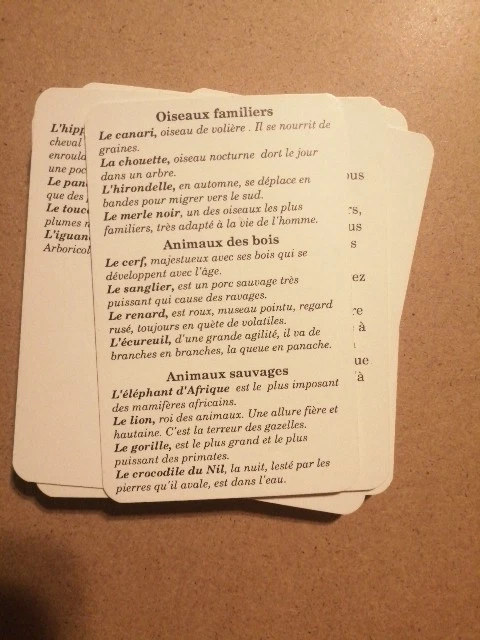 Jeu des 7 Familles Les Animaux Familiers - Elf et Antar - Photo 2/3