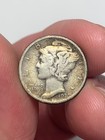 1920-D Silver Mercury Dime, Colorful Album Toning — photo 8