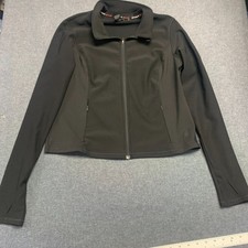 Spyder Active Women's Jacket Size L Black Full Zip Long Sleeve Activewear