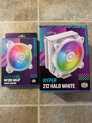 Cooler Master Hyper 212 Halo (White) & MF120 HALO2 (white)