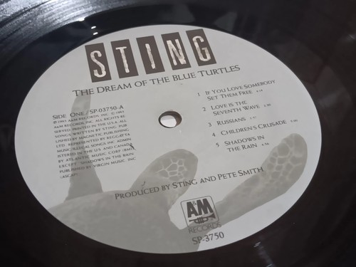 Sting DREAM OF THE BLUE TURTLES Vinyl LP A&M SP-3750 US 1985 VG/VG - Picture 9 of 12