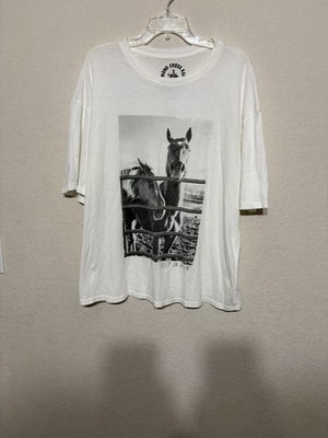 Z Supply Diamond Cross Ranch Graphic Tee Meet Me In Jackson Hole Size Large
