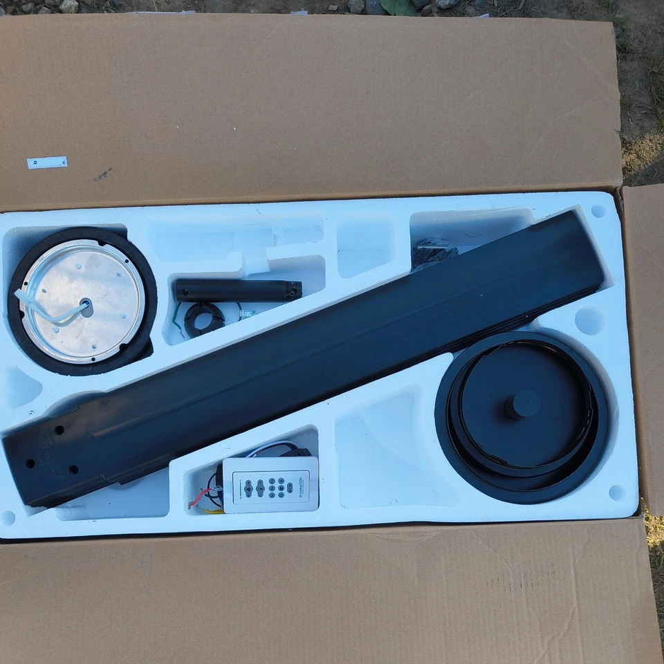 FANIMATION SLINGER v2 72 Inches Ceiling Fan Black Finish - Image 2 of 3