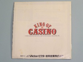 NEC PC Engine King of Casino KING OF CASINO Japan Region