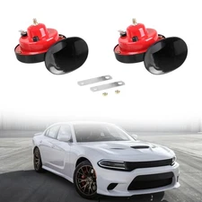 2PCS 300DB Train Horns, 12V, Waterproof, Electric Snail, Double Horn, Car, Truck