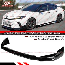 For 2025-26 Toyota Camry SE XSE GF Bodykit Gloss Black Front Bumper Lip Splitter
