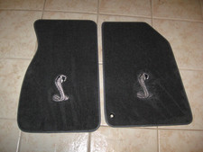 New 1999-2004 Ford Mustang Svt Cobra Floor Mats Set Of 2 Front New 1999-2004 Ford Mustang Svt Cobra Floor Mats Set Of 2 Front