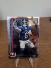2025 Topps Chrome Football JAXSON DART Base RC #306 Giants Rookie QB