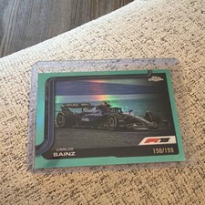 2025 Topps Chrome Formula 1 - F1 Cars Carlos Sainz Jr. #90 Aqua Refractor /199