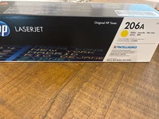 HP 206A LaserJet Toner Cartridge - Yellow (W2112A)