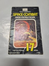 Atari 2600 Sears Tele Games Space Combat Instruction Manual Only 1980