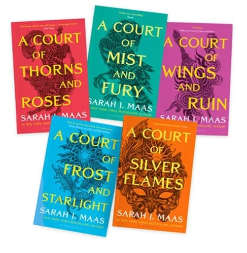 Sarah J. Maas 5 Books Collection Set A Court of Thorns and Roses Series Foto 3 de 3