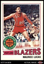 1977 Topps #80 Maurice Lucas Trail Blazers Marquette 8 - NM/MT
