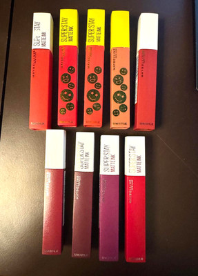 Maybelline Super Stay Matte Ink Lip Color, You Pick! 0.17 Fl. Oz. -New & Sealed!