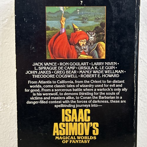 1983 Signet Book - Wizards #1 by Isaac Asimov Paperback Book - Foto 9 di 11