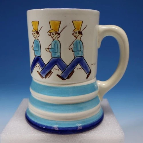 Stangl Pottery Kiddieware - Musical Mug - Toy Soldiers - Music Box - 5 inches