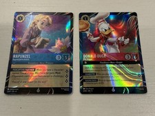 2026 Disney Lorcana Archazias Island Rapunzel AND Donald Duck EPCOT Promo Cards