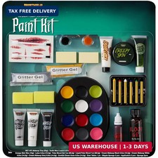 26 Pc Halloween Family Zombie Makeup Kit Face Paint Fake Blood Set 2025