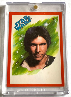 2017 Topps Star Wars 1978 Sugar Free Wrappers 1/1 Red Parallel HAN SOLO