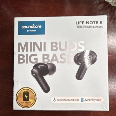 soundcore Life Note E True-Wireless Bluetooth Earbuds, AI-Enhanced Calls, Black