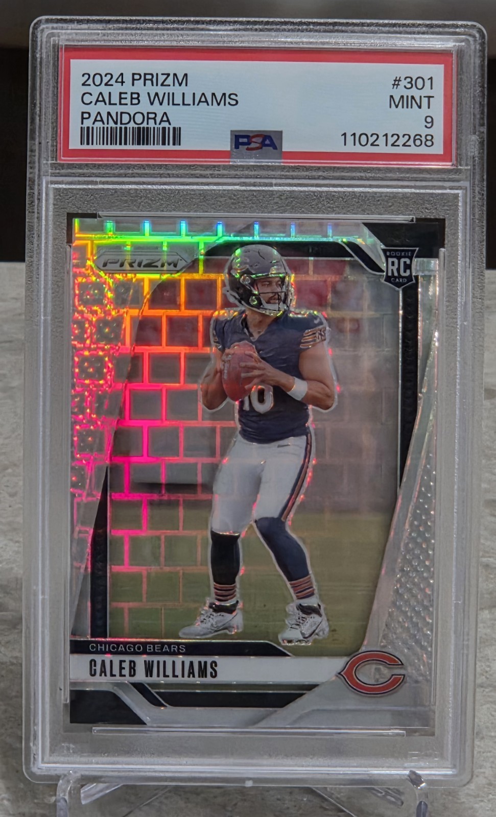 2024 Panini Prizm - Caleb Williams #301 Rookie (RC) Pandora /400 PSA 9
